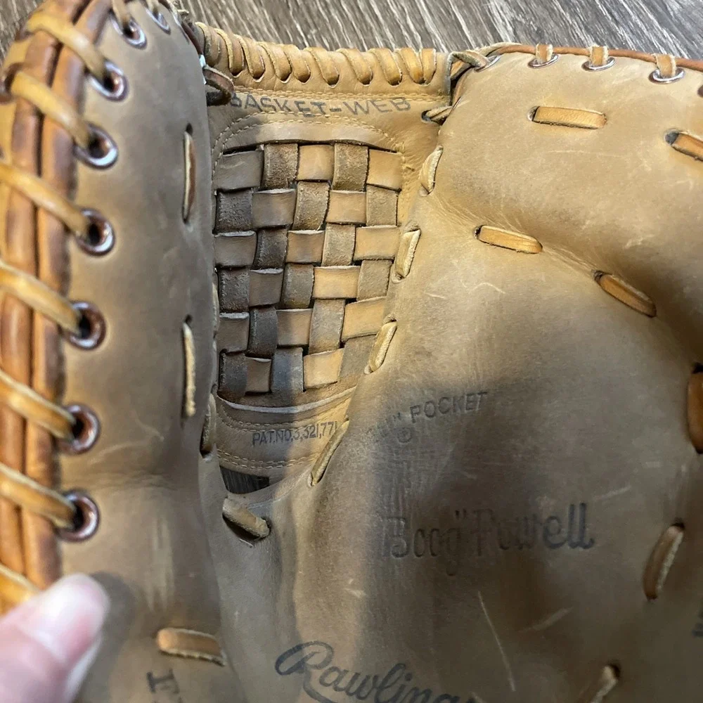 VTG Rawlings Basket‎ Web Glove Baseball FJ 15  Japan